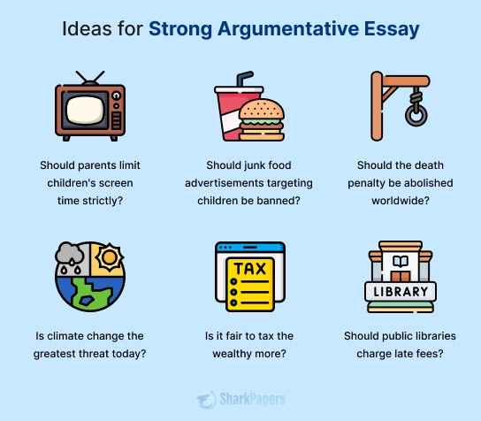 Argumentative Essay Topics