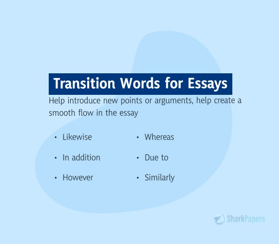 Transition Words for Essays