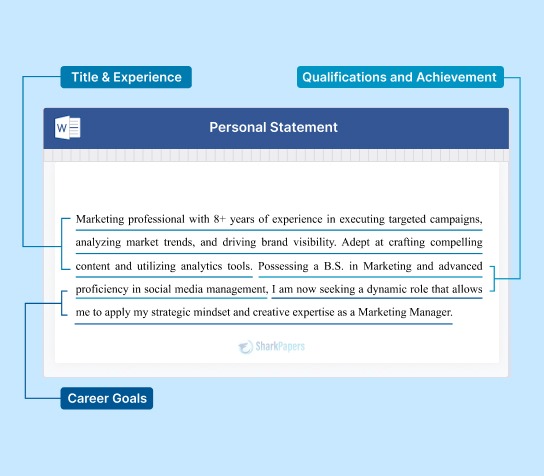 personal statement examples